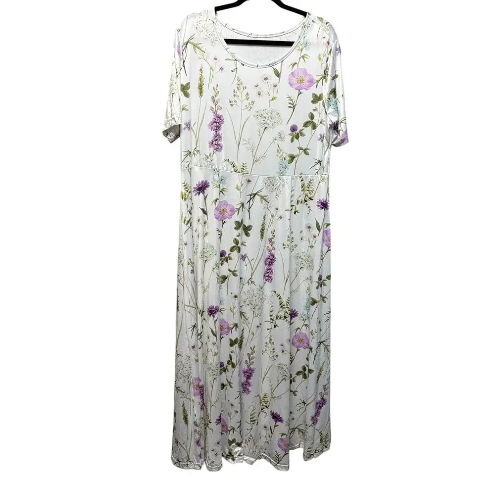 NWOT-2XL-Wildflower Floral Maxi Dress